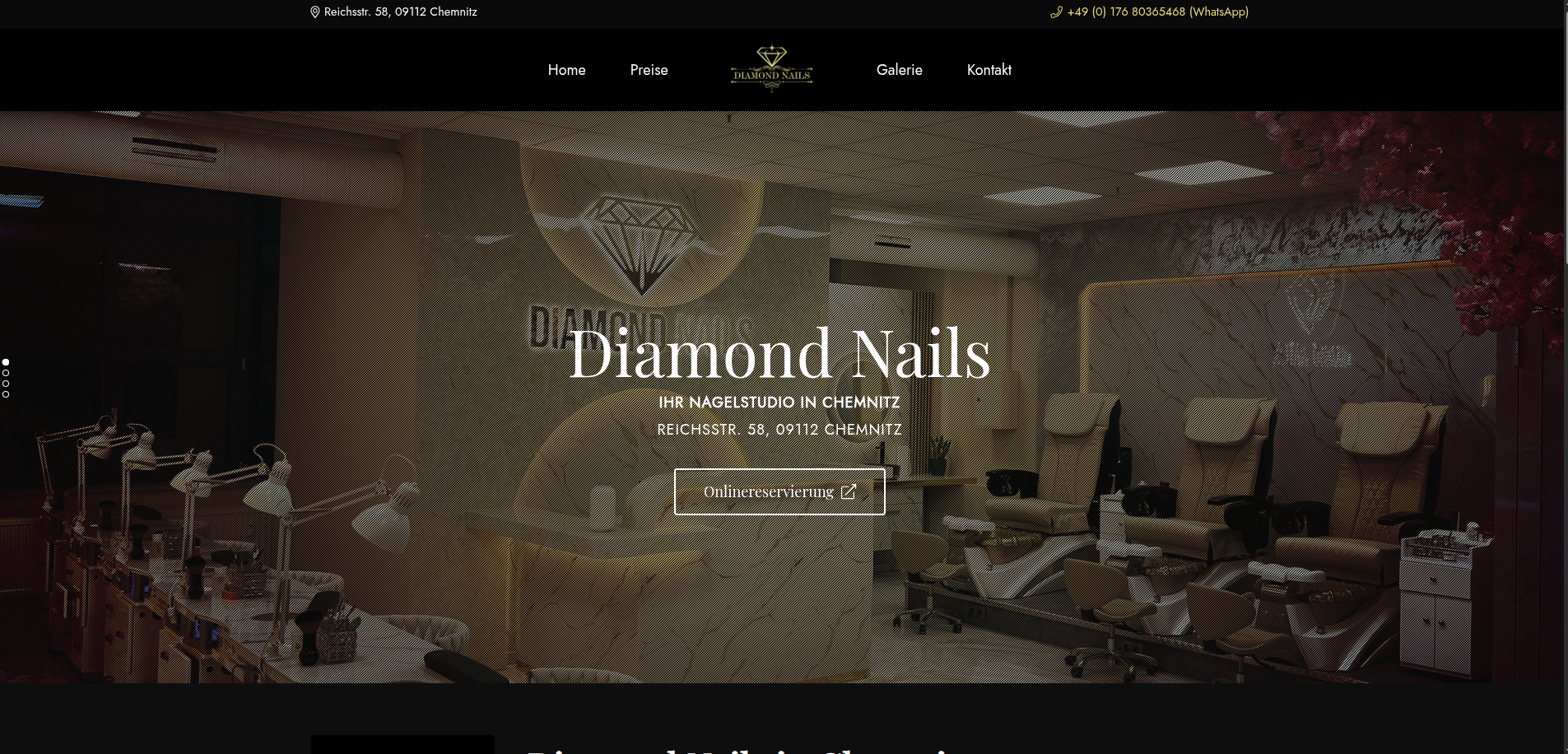 Diamond Chemnitz Website