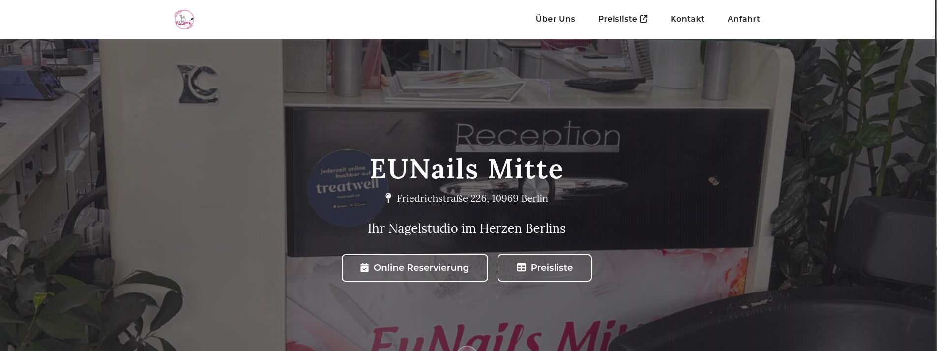 Eunails Mitte Website